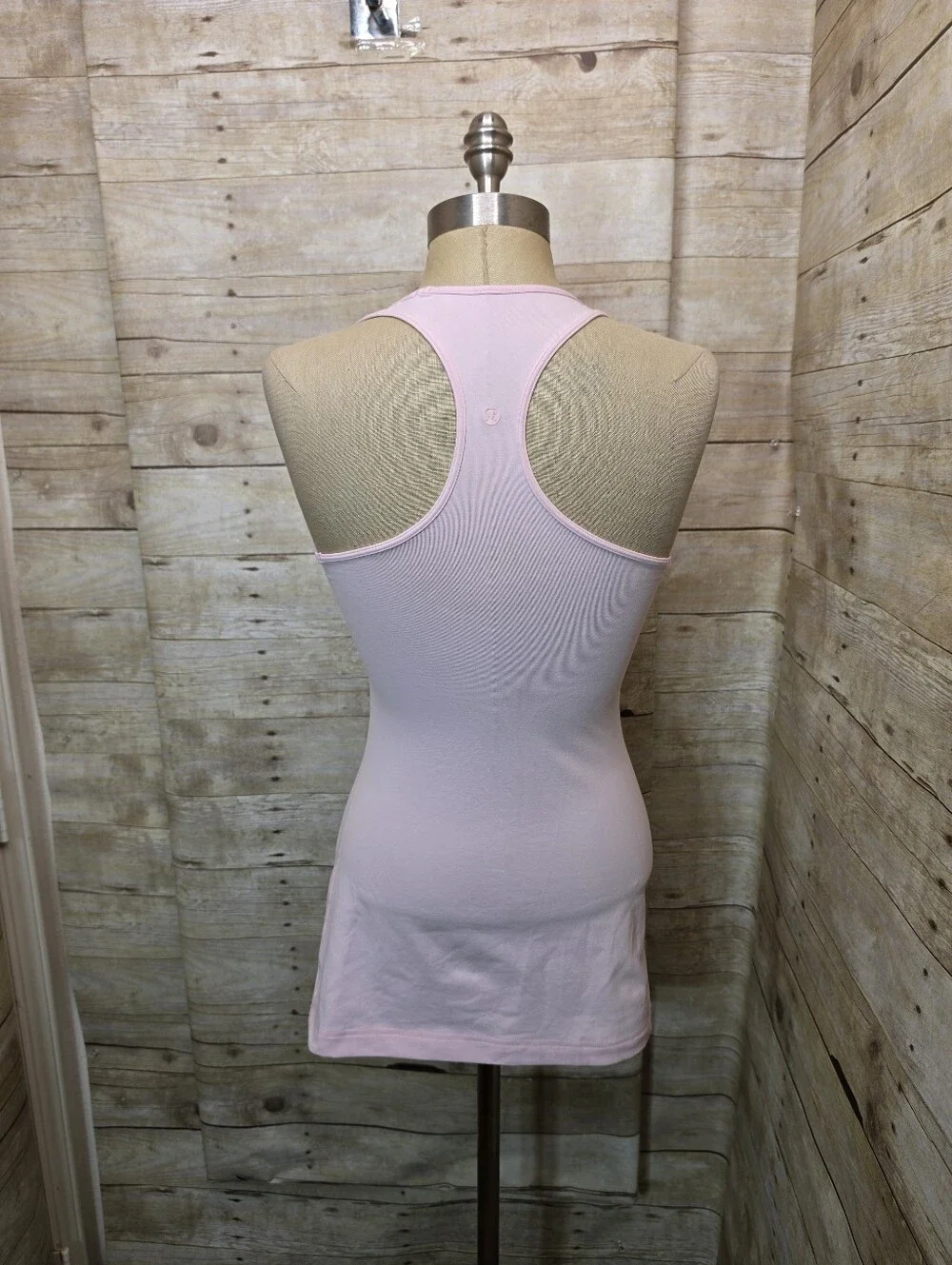 lululemon athletica Soft Pink Ribbed Scoop Tank